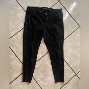 Distressed Rockstar jeans
